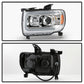 SPYDER xTune 15-19 Chevrolet Canyon Projector Headlights w/ DRL Tube - Chrome - PRO-JH-CCO15-LB-C 9047466