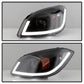SPYDER xTune 05-10 Chevy Cobalt DRL Light Bar Projector Headlights Black PRO-JH-CCOB05-LBBRL-BK 9046780