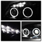 SPYDER Xtune Chevy Cobalt 05-10 Halo Projector Headlights Black PRO-JH-CCOB05-LED-BK 9027765
