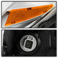 SPYDER xTune Chrysler 200 11-14 Halogen Proj. Headlights w/ Light Bar - Chrome PRO-JH-CHR211-LBDRL-C 9055553