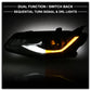SPYDER 16-18 Chevy Malibu LED Switch Sequential Signal Projector Headlights - Black 9937200