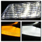 SPYDER 16-18 Chevy Malibu LED Switch Sequential Signal Projector Headlights - Black 9937200