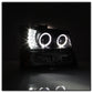 SPYDER xTune Chevy Silverado 03-06 Projector Headlights 4pcs - LED Halo - Black PRO-JH-CSIL03-SET-BK 9036774