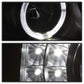 SPYDER xTune Chevy Silverado 03-06 Projector Headlights 4pcs - LED Halo - Black PRO-JH-CSIL03-SET-BK 9036774
