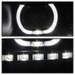 SPYDER Xtune Chevy Silverado 1500/2500/3500 07-13 LED Halo Projector Headlights Black PRO-JH-CSIL07-CFB-BSM 9032196