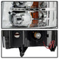 SPYDER Xtune Chevy Silverado 1500/2500/3500 07-13 LED Halo Projector Headlights Chrome PRO-JH-CSIL07-CFB-C 9032202