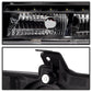 SPYDER Xtune Chevy Suburban 1500/2500 07-14 Halo Projector w/LED Headlights Black PRO-JH-CSUB07-LED-BK 9030291