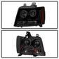 SPYDER Xtune Chevy Suburban 1500/2500 07-14 Halo Projector w/LED Headlights Smoked PRO-JH-CSUB07-LED-BSM 9030307