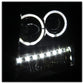 SPYDER Xtune Chevy Suburban 1500/2500 07-14 Halo Projector w/LED Headlights Smoked PRO-JH-CSUB07-LED-BSM 9030307