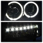 SPYDER Xtune Chevy Suburban 1500/2500 07-14 Halo Projector w/LED Headlights Smoked PRO-JH-CSUB07-LED-BSM 9030307