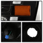 SPYDER xTune 02-09 Chevrolet Trailblazer Projector Headlights Light Bar DRL - Black (PRO-JH-CTB02-LBDRL-BK) 9050749