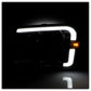 SPYDER xTune 02-09 Chevrolet Trailblazer Projector Headlights Light Bar DRL - Black (PRO-JH-CTB02-LBDRL-BK) 9050749