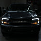 SPYDER xTune 02-09 Chevrolet Trailblazer Projector Headlights Light Bar DRL - Black (PRO-JH-CTB02-LBDRL-BK) 9050749