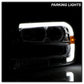 SPYDER xTune 02-09 Chevrolet Trailblazer Projector Headlights Light Bar DRL - Chrome (PRO-JH-CTB02-LBDRL-C) 9050756
