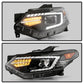 SPYDER Xtune 18-21 Chevrolet Traverse (HID Models) DRL LED Light Bar Projector Headlights - Black Chrome 9052828