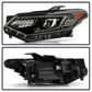 SPYDER Xtune 18-21 Chevrolet Traverse (HID Models) DRL LED Light Bar Projector Headlights - Black Chrome 9052828