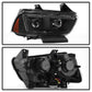SPYDER xTune 11-14 Dodge Charger Projector Headlights - Halogen - DRL - Black (PRO-JH-DCHA11-LB-BK) 9041730