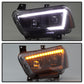 SPYDER xTune 11-14 Dodge Charger Projector Headlights - Halogen - DRL - Black (PRO-JH-DCHA11-LB-BK) 9041730