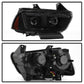 SPYDER xTune 11-14 Dodge Charger Projector Headlights - Halogen - DRL - Black Smoked (PRO-JH-DCHA11-LB-BSM) 9041747