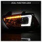 SPYDER xTune 11-14 Dodge Charger Projector Headlights - Halogen - DRL - Chrome (PRO-JH-DCHA11-LB-C) 9041754