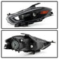 SPYDER xTune 13-16 Dodge Dart Projector Headlights - Halogen - DRL - Black (PRO-JH-DDART13-LB-BK) 9048517