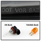 SPYDER xTune 13-16 Dodge Dart Projector Headlights - Halogen - DRL - Black (PRO-JH-DDART13-LB-BK) 9048517
