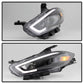 SPYDER xTune 13-16 Dodge Dart Projector Headlights - Halogen - DRL - Black (PRO-JH-DDART13-LB-BK) 9048517