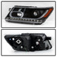 SPYDER xTune Dodge Journey 2009-2014 Light Bar DRL Projector - Black PRO-JH-DJ09-LBBRL-BK 9036620