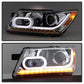 SPYDER xTune Dodge Journey 2009-2014 Light Bar DRL Projector - Black PRO-JH-DJ09-LBBRL-C 9036637