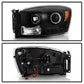 SPYDER Xtune Dodge Ram 1500 06-08 / Ram 2500/3500 06-09 Halo Projector Headlights Black PRO-JH-DR06-LED-BK 9028328