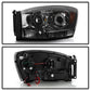 SPYDER Xtune Dodge Ram 1500 06-08 / Ram 2500/3500 06-09 Halo Projector Headlights Smoked PRO-JH-DR06-LED-SM 9028342