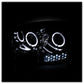 SPYDER Xtune Dodge Ram 1500 06-08 / Ram 2500/3500 06-09 Halo Projector Headlights Smoked PRO-JH-DR06-LED-SM 9028342