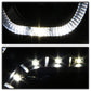 SPYDER xTune Dodge Ram 2009-2014 Halo LED Projector Headlights - Black PRO-JH-DR09-CFB-BK 9036729