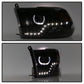 SPYDER xTune Dodge Ram 2009-2014 Halo LED Projector Headlights - Black PRO-JH-DR09-CFB-BK 9036729