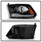 SPYDER Xtune 16-18 Ram 1500/2500/3500 (Projector LED) OEM Style Headlights Black Left (PRO-JH-DR16-OE-BK-L) 9948282