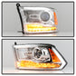 SPYDER Xtune 16-18 Ram 1500/2500/3500 (Projector LED) OEM Style Headlights Left (PRO-JH-DR16-OE-L) 9948268
