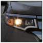 SPYDER xTune 11-14 Ford Edge DRL Light Bar Projector Headlights - Black PRO-JH-FEDGE11-LB-BK 9045301