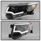 SPYDER xTune 11-14 Ford Edge DRL Light Bar Projector Headlights - Black PRO-JH-FEDGE11-LB-BK 9045301