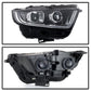 SPYDER xTune 15-16 Ford Edge (Halogen Model Only) LED Projector Headlights - Chrome PRO-JH-FEDGE15-LED-C 9939815