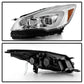SPYDER xTune 13-16 Ford Escape 13-16 LED Light Bar Halogen Proj Headlights - Chrome (PRO-JH-FESCA13-LB-C) 9042928