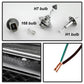 SPYDER xTune 13-16 Ford Escape 13-16 LED Light Bar Halogen Proj Headlights - Chrome (PRO-JH-FESCA13-LB-C) 9042928