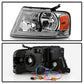 SPYDER xTune 04-08 Ford F150 S/B LED Sig w/DRL Crystal Headlights - Chrome (PRO-JH-FF15004-LED-SB-C) 9950209