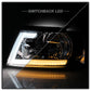SPYDER xTune 04-08 Ford F150 S/B LED Sig w/DRL Crystal Headlights - Chrome (PRO-JH-FF15004-LED-SB-C) 9950209