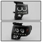 SPYDER Xtune Ford F150 09-14 Projector Headlights Halogen Model Only LED Halo Black PRO-JH-FF15009-CFB-BK 9032226