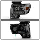 SPYDER Xtune Ford F150 09-14 Projector Headlights Halogen Model Only LED Halo Smoked PRO-JH-FF15009-CFB-SM 9032257