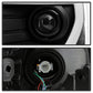 SPYDER xTune Ford F150 Projector Headlights - Light Bar DRL - Black PRO-JH-FF15009-LBDRL-BK 9037252