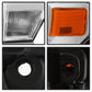 SPYDER xTune Ford F-150 09-14 Projector Headlights - Light Bar DRL - Chrome PRO-JH-FF15009-LBDRL-C 9037269