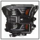 SPYDER xTune 15-17 Ford F-150 DRL LED Light Bar Projector Headlights - Black (PRO-JH-FF15015-LB-BK) 9042935