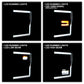 SPYDER xTune 17-19 Ford F250/350 Super Duty Halogen Only Full LED Headlights - Blk (PRO-JH-FF25017-FLED-BK) 9050824