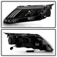 SPYDER xTune 10-12 Ford Fusion Projector Headlights - Light Tube DRL - Black Smoked (PRO-JH-FFU10-LB-BSM) 9041761